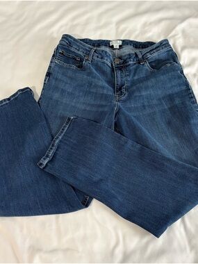 Maurices Straight-Leg Jeans in Dark Blue Wash